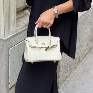 Authentic Mille Grace Handbag in White